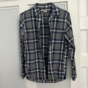J. Crew cotton large, check shirt
